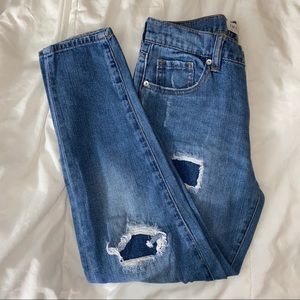 PACSUN - Blue Boyfriend Jeans